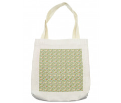 Autumn Dotted Mushrooms Tote Bag