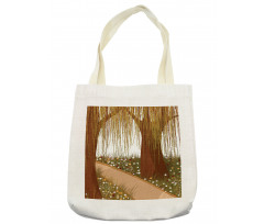 Cartoon Weeping Braches Tote Bag