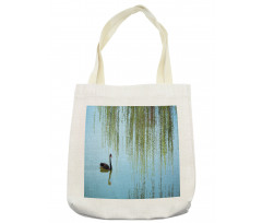 Black Swan on the Lake Tote Bag