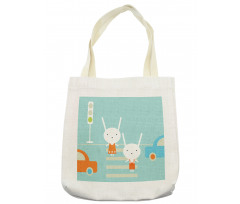 Traffic Rules Boy and Girl Tote Bag