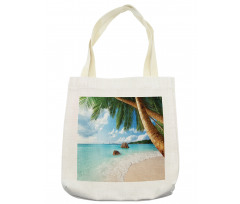 Exotic Palm Tree Ocean Tote Bag