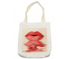 Female Blowing Kisses Tote Bag