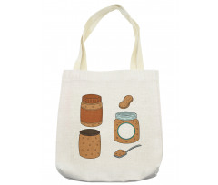 Food in a Jar Pattern Tote Bag