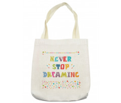 Assortment of Childish Motifs Tote Bag