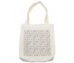 Llamas and Colorful Cacti Tote Bag