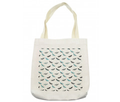 Simplistic Abstract Wings Tote Bag