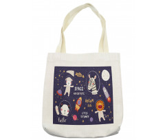 Animal Astronaut Tote Bag