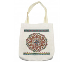 Floral Motifs Oriental Tote Bag