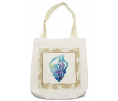 Aquatic Cockleshell Tote Bag