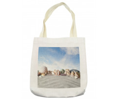 Seashells on Sand Hill Sky Tote Bag