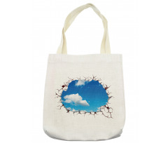 Clouds Scene from Crack Modern Tote Bag