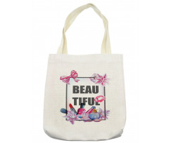 Text in Frame Tote Bag