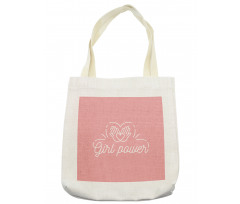 Simple Design Lettering Tote Bag