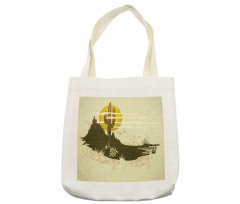 Dramatic Saguaro and Sun Tote Bag