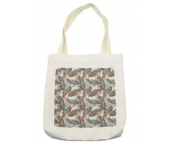 Abstract Pastel Botany Tote Bag