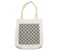 Floral Monotone Motif Tote Bag