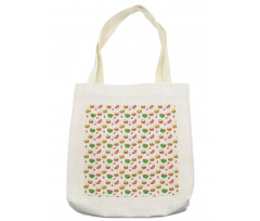 Seasonal Colorful Design Tote Bag