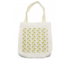 Lily Flowers Sketch Artwork Tote Bag