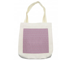 Repeating Diagonal Lines Tote Bag