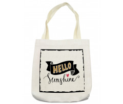 Grunge Effect Words Tote Bag