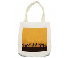 Cowboys Sitting on the Fence Tote Bag