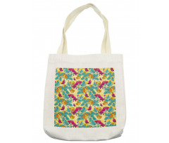 Abstract Leaf Butterfly Tote Bag