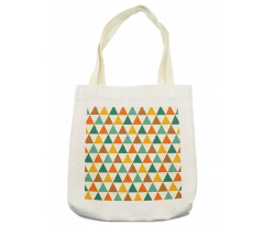 Repeating Retro Triangles Tote Bag