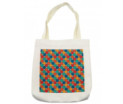 Octagons with Squares Tote Bag