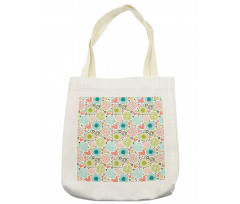 Abstract Hearts Doodle Tote Bag