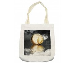 Clouds and Greyscale World Tote Bag