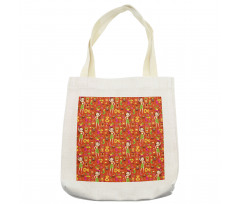 Hawaiian Luau Party Aloha Girls Tote Bag