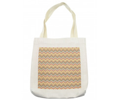 Pastel Triangle Wave Tote Bag