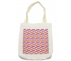 Romantic Petals Design Tote Bag