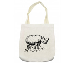 Animal with Paint Splashes Tote Bag