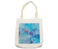 Watercolor Floral Asian Tote Bag
