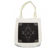 Mystical Style Moon Tote Bag