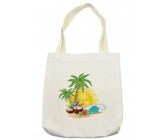 Coconut Drink Palms Tote Bag