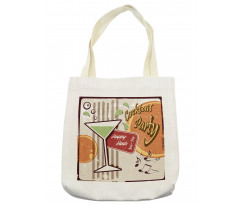 Retro Happy Hour Tote Bag