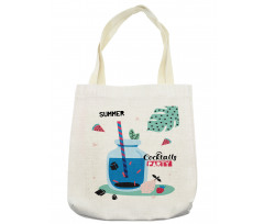 Hello Summer Artwork Tote Bag