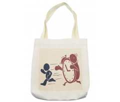 Vintage Conceptual Alarm Tote Bag