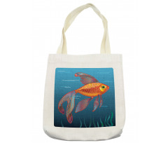 Aquarium Fishes in Water Tote Bag