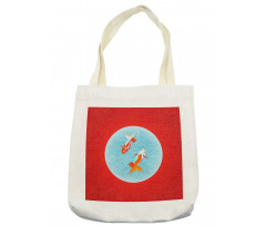 Pair of Fishes Japanese Tote Bag