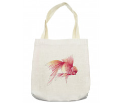 Watercolored Sea Animal Tote Bag