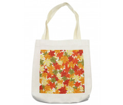 Pile of Foliage Tree Leaves Tote Bag