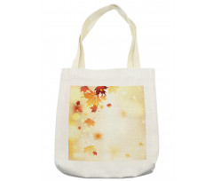 Abstract Maple Leaves Bokeh Tote Bag