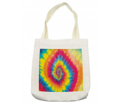 Abstract Colorful Batik Tote Bag