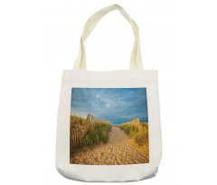 Sandy Beach Bushes Tote Bag