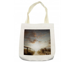 Walkway Tranquil Dusk Tote Bag