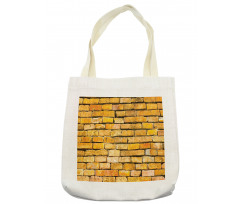 Old Wall Earth Tones Tote Bag