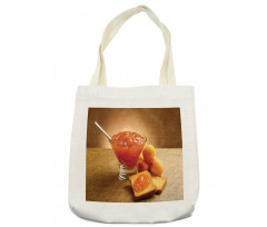 Juicy Apricot Jam and Bread Tote Bag